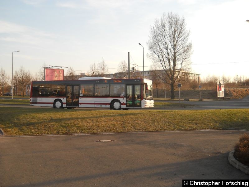 Bild: Bus 174 am Europaplatz als Linie 15.