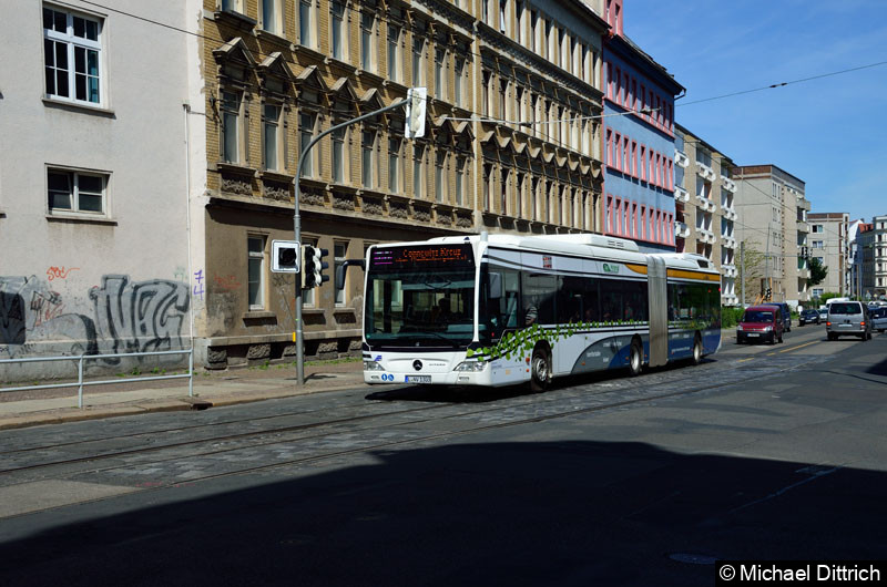 303 als Linie 70 in der Kohlgartenstraße.