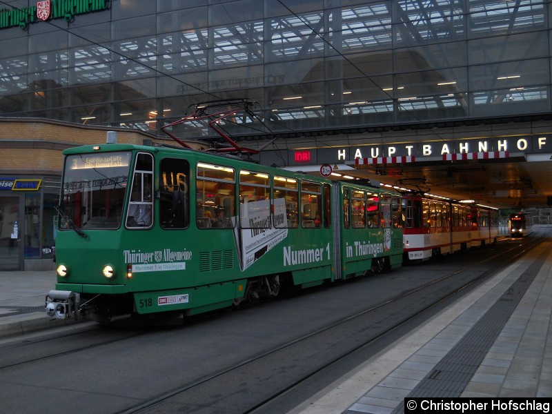 Bild: Als Linie 3 am Hauptbahnhof.