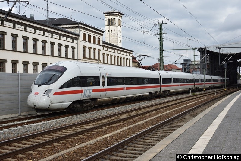 Bild: BR 415 502-4 (TZ 1502) als Probefahrt in Erfurt Hauptbahnhof.