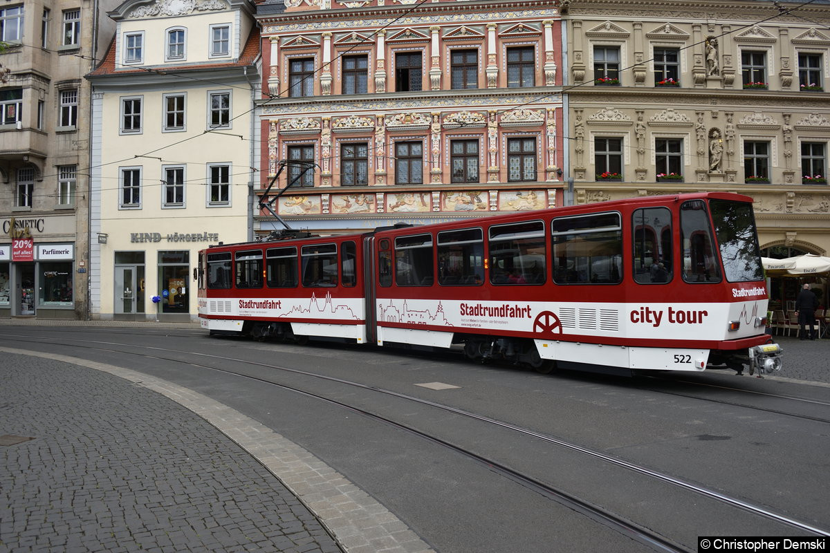 TW 522 auf dem Fischmarkt in Richtung Domplatz.