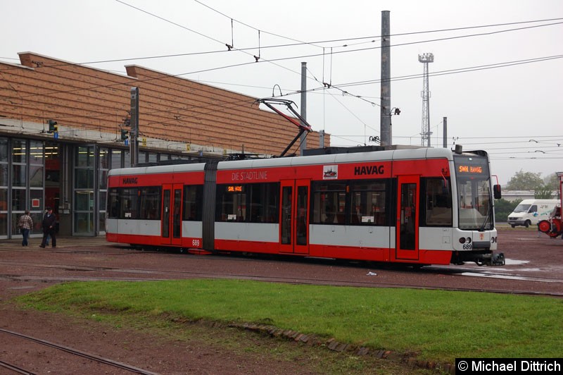 Bild: MGTK 689 auf den BHF Freiimfelder Straße