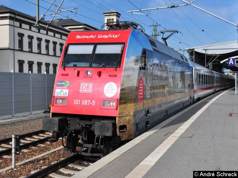 Bild: In Erfurt Hauptbahnhof.