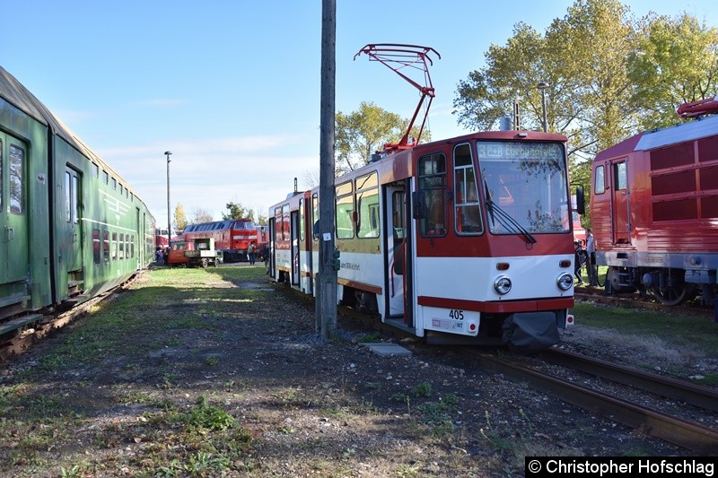 Bild: TW 405 in BW Weimar.