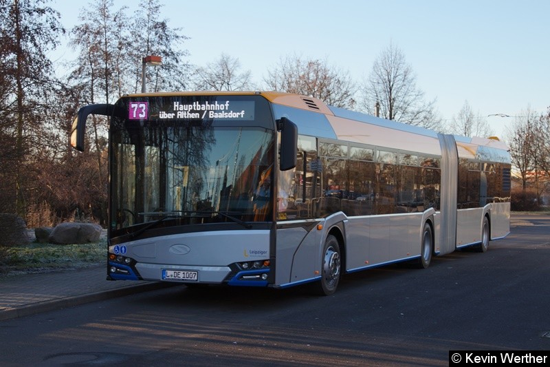 Wagen 14162 als Linie 73 in Sommerfeld.