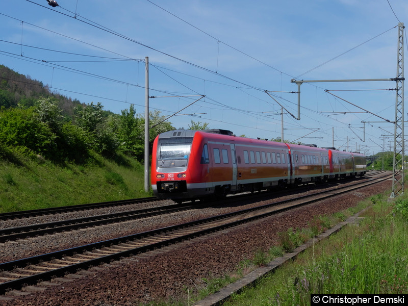 Bild: 612 526+612 523 bei Seebergen in Richtung Erfurt.