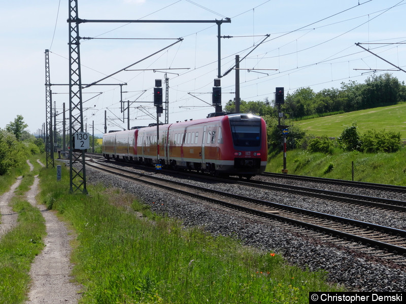 Bild: 612 523+612 526 bei Seebergen in Richtung Erfurt.