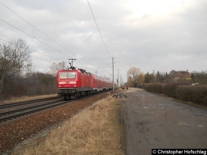 Bild: Auf dem Weg zum Gothaer Hauptbahnhof.