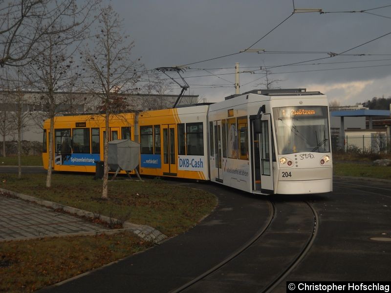 Bild: Untermhaus, Schleife als Linie 1