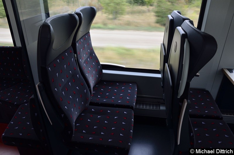 Bild: Blick auf den Doppelsitz.