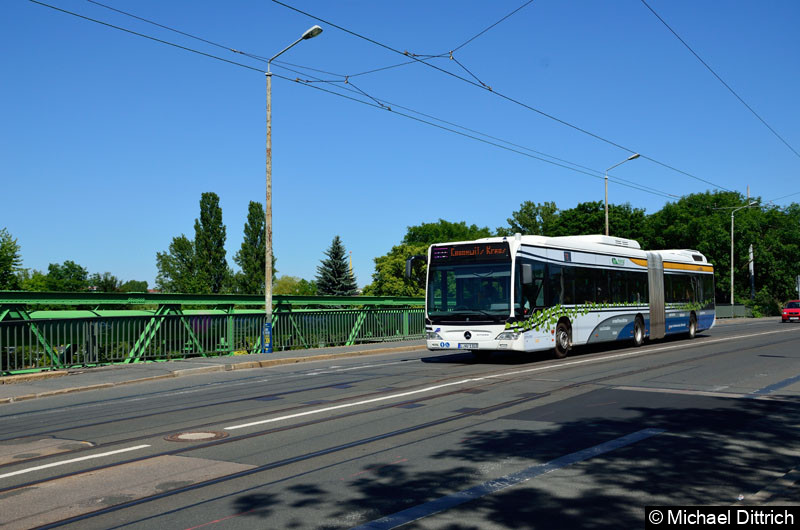 303 als Linie 70 in der Richard-Lehmann-Str.