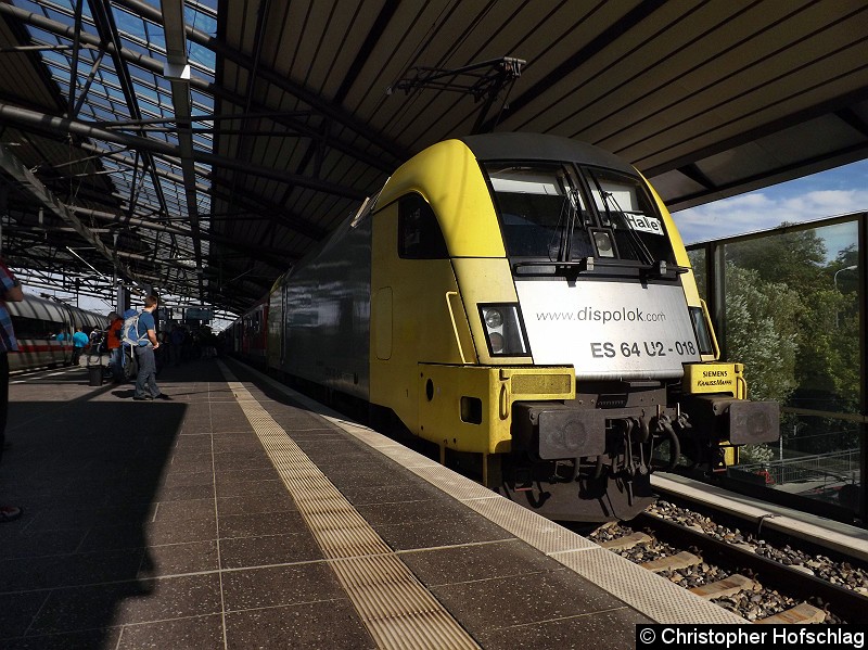 Bild: Erfurt Hauptbahnhof Gl. 10
