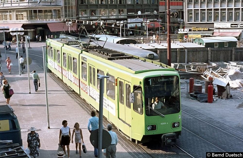 Tw 6005 hat Hannovers zentralen Platz Bild: Tw 6005 hat Hannovers zentralen Platz