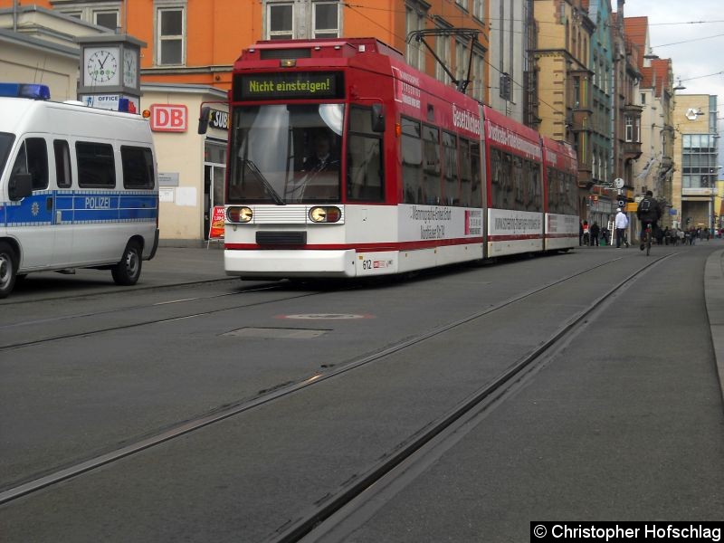 TW 612 seine fahrt als Linie 5 endet am Hauptbahnhof deswegen das Ziel Bild: TW 612 seine fahrt als Linie 5 endet am Hauptbahnhof deswegen das Ziel
