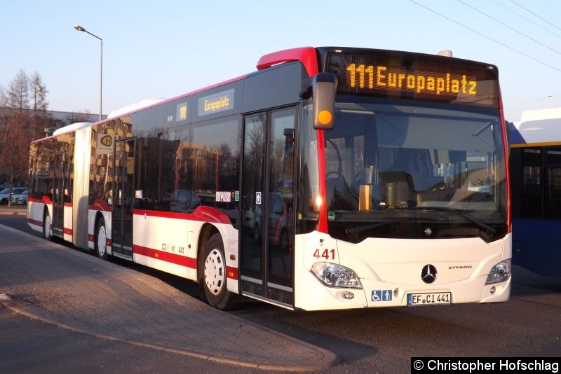 Bild: Als Linie 111 am Europaplatz.