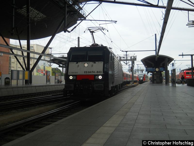 Bild: Als RB nach Gotha in Erfurt Hauptbahnhof.