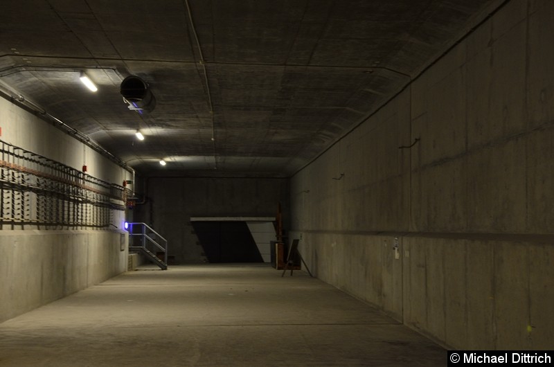 Bild: Eigentlich sollte die U5 mal nach Turmstraße weiter gebaut werden. Hier ein Tunnel als Vorleistung.