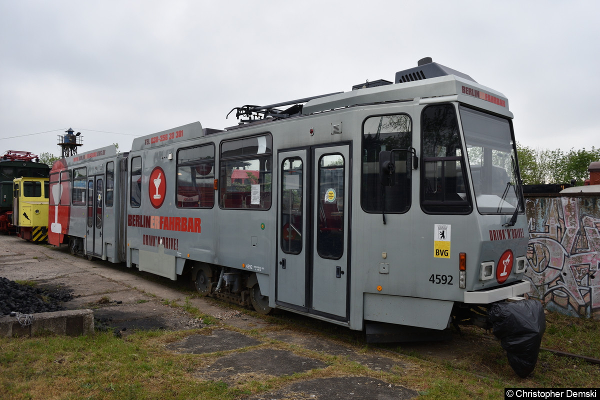 Ex-BVG Tw 4592 im Bw Weimar.